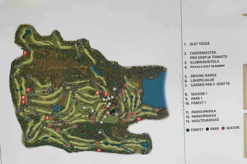 Golfapartment In Pickala Siuntio Bagian luar foto